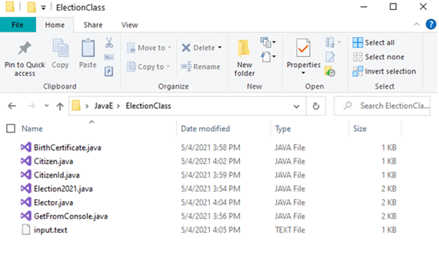 Election Class Root Directory